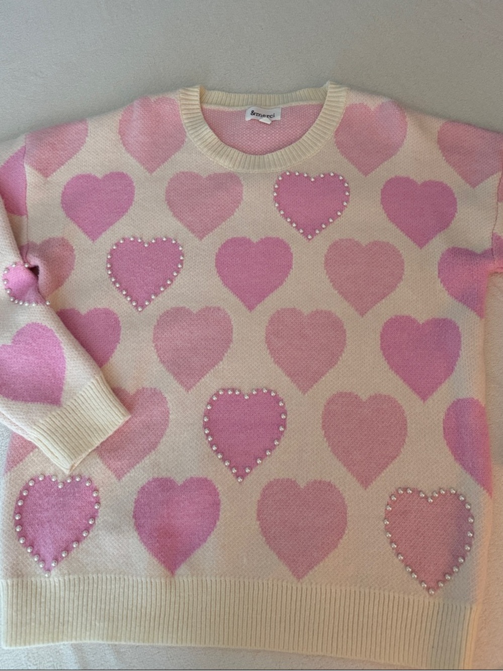 VICI Sweater Bundle - &merci Hearts / Valentine’s Day: Size L - Picture 5 of 6